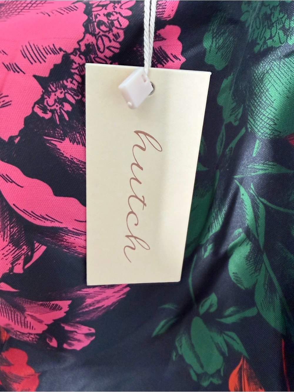 Hutch Cassandra One Shoulder Floral Mikado A-Line Maxi Gown NWT - Picture 3 of 4